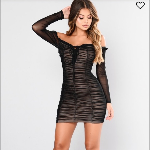 Fashion Nova Dresses & Skirts - Fashion Nova Maura Mesh Dress